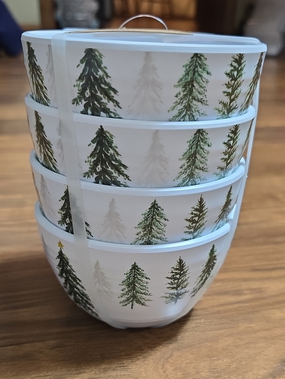 Aspen Home Winter Forest Ramekin Melamine Bowls